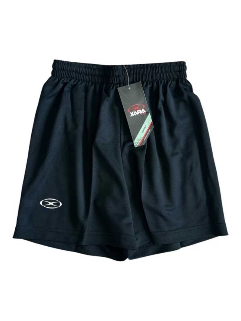 NWT Xara Soccer Shorts Black Youth Medium Unisex Athletic (New in Pack)